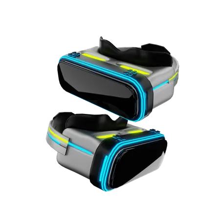 VR-Brille  3D Illustration