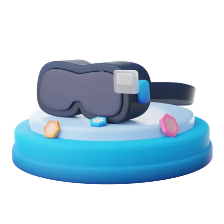 VR-Brille  3D Icon