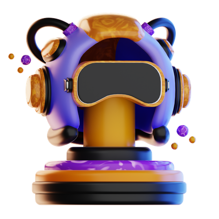 Capacete de realidade virtual  3D Icon