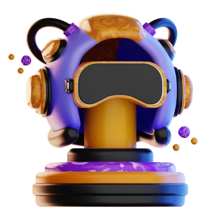 Capacete de realidade virtual  3D Icon