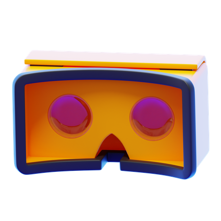 VR CARDBOARD  3D Icon