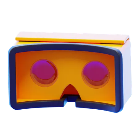 VR CARDBOARD  3D Icon