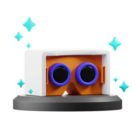 Carton vr  3D Icon