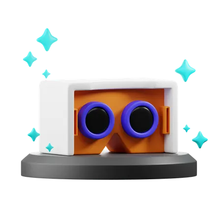 Carton vr  3D Icon