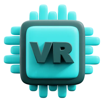 Vr Chip  3D Icon