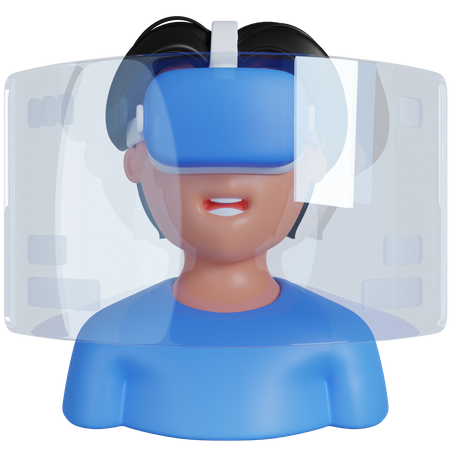 Educación virtual  3D Icon