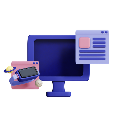 Vr Education  3D Icon