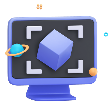 Vr Education  3D Icon