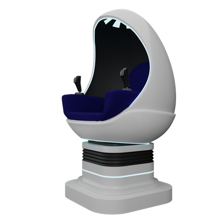 Vr Egg Chair  3D Illustration