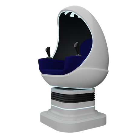 Vr Egg Chair 3D Illustration