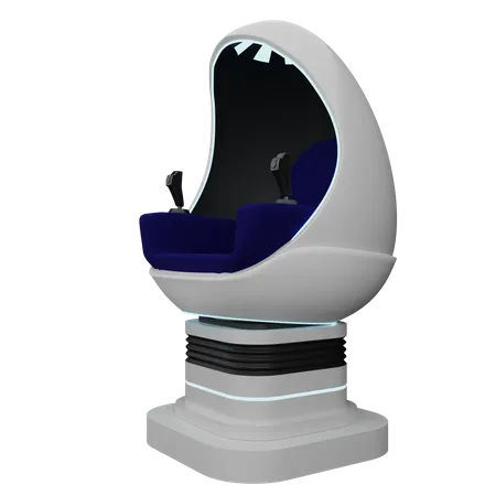 Vr Egg Chair  3D Illustration
