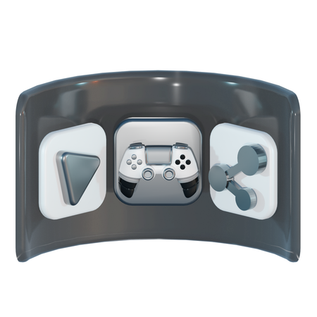 VR ENTERETAINMENT  3D Icon