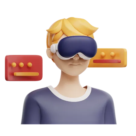 VR 체험  3D Icon