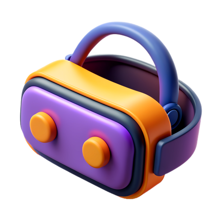 Fone de ouvido VR  3D Icon