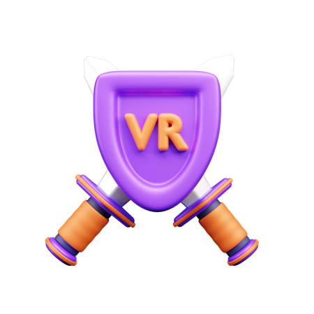 VR 게임  3D Icon