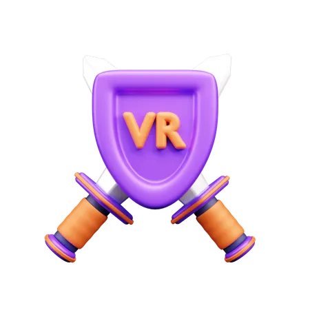 VR 게임  3D Icon