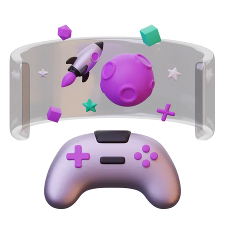 Vr Game  3D Icon