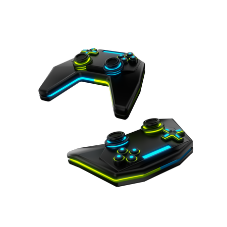 Vr Game Controller  3D Illustration