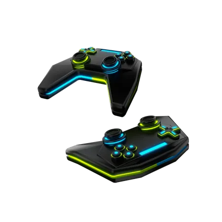 Vr Game Controller  3D Illustration