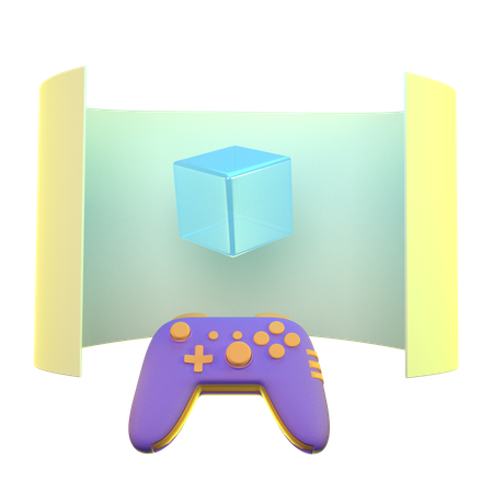 VR-Spiele  3D Icon