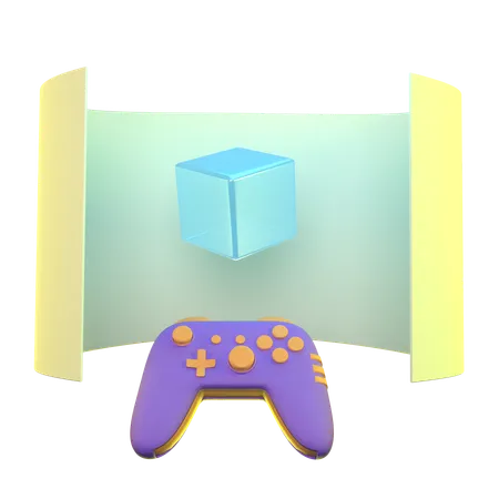 VR-Spiele  3D Icon