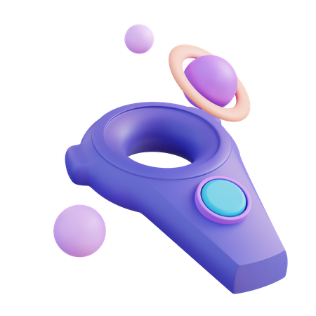 VR Gaming Controller  3D Icon