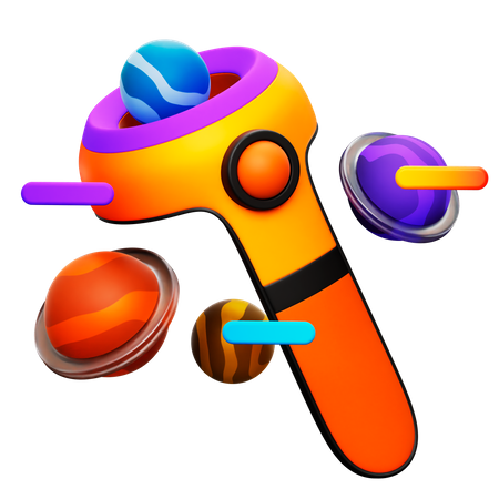 Vr Gaming Controller 3D Icon