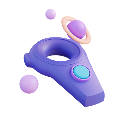 VR Gaming Controller  3D Icon