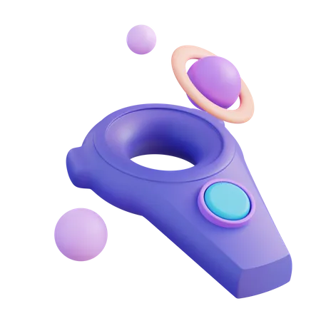 3 D Illustration VR Gaming Controller 3D Icon