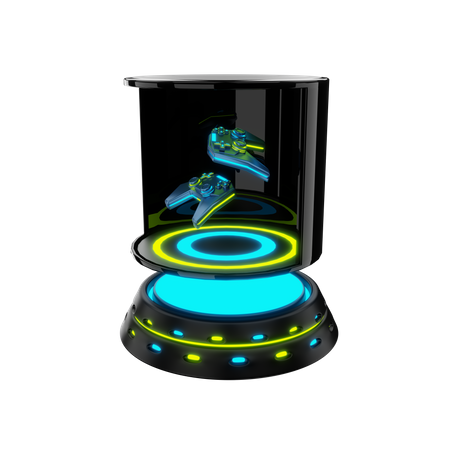 Vr Gaming Deck  3D Icon