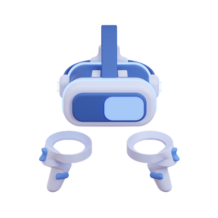 VR gaming equipment  3D Icon