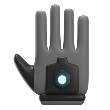 Vr Gaming Glove  3D Illustration