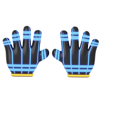 VR Gaming Glove  3D Illustration