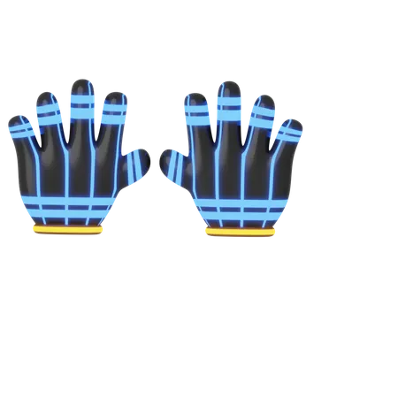 VR Gaming Glove  3D Illustration