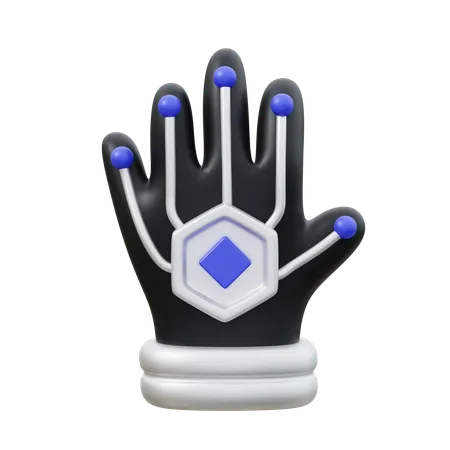 VR Gaming Gloves  3D Icon