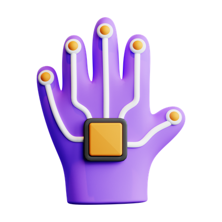 Vr Gaming Gloves  3D Icon