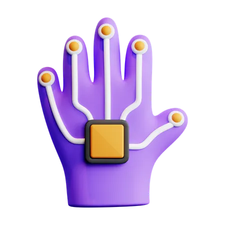 Vr Gaming Gloves  3D Icon