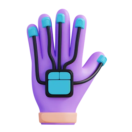 VR Gaming Gloves  3D Icon