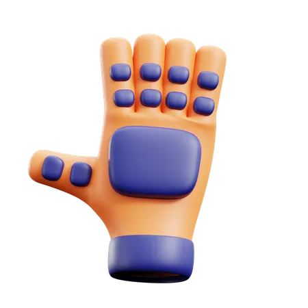 VR Gaming Gloves  3D Icon