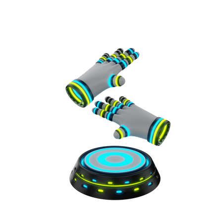 Vr Gaming Gloves  3D Icon