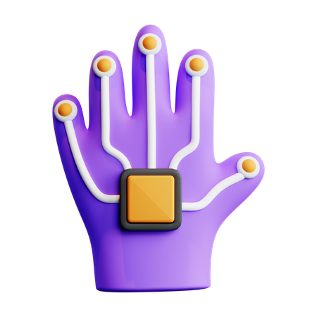 Vr Gaming Gloves  3D Icon
