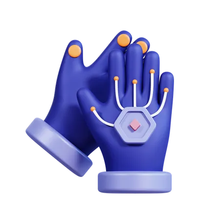 Vr Gaming Gloves  3D Icon