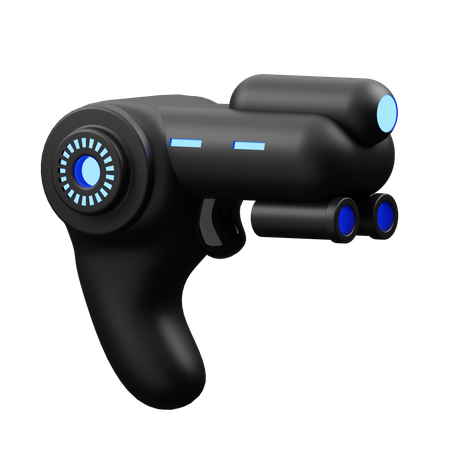 VR Gaming Gun  3D Icon