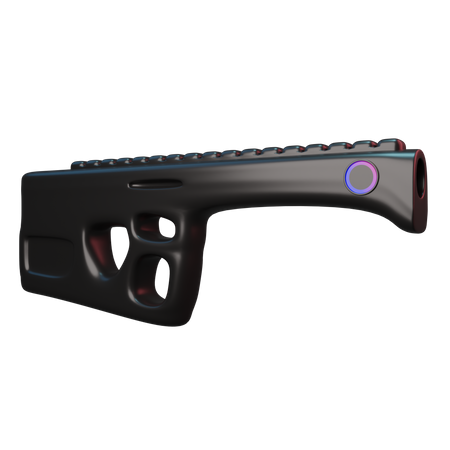 VR gaming gun  3D Illustration