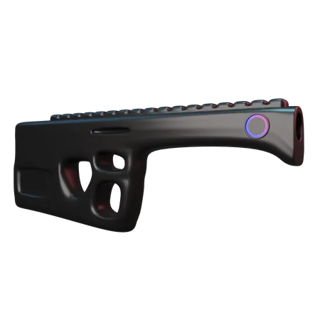 VR gaming gun  3D Illustration