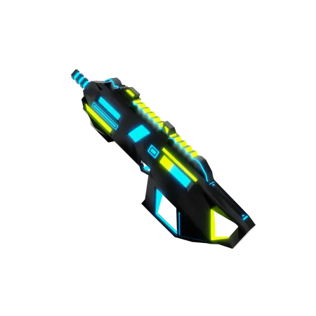 Vr Gaming Gun  3D Illustration