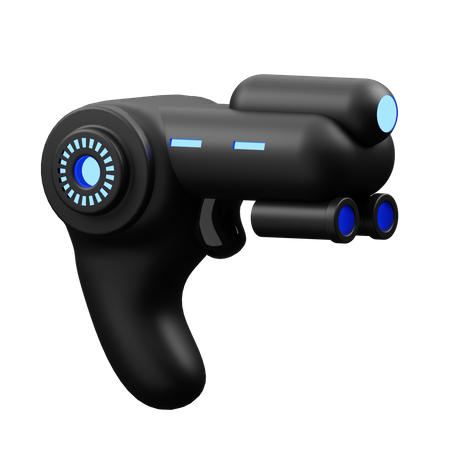 VR Gaming Gun  3D Icon