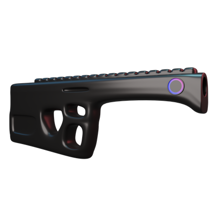 VR gaming gun 3D Illustration
