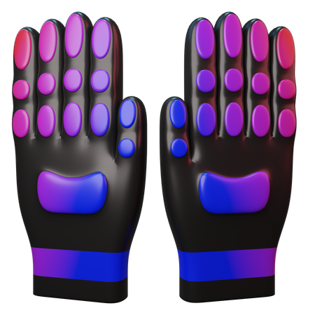 VR-Gaming-Handschuhe  3D Illustration