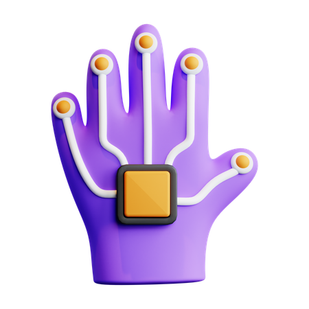VR-Gaming-Handschuhe  3D Icon